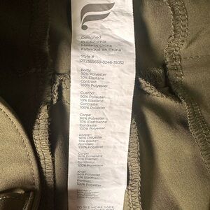 Fabletics Olive Green Men's Pants